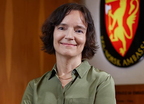 Anita Nergaard, the Norwegian Ambassador to Singapore